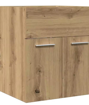 Wastafel Onderkast – Compact Wandmeubel met Opbergruimte