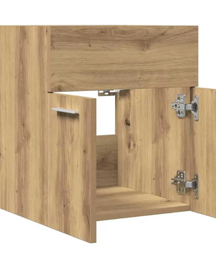 Wastafel Onderkast – Compact Wandmeubel met Opbergruimte