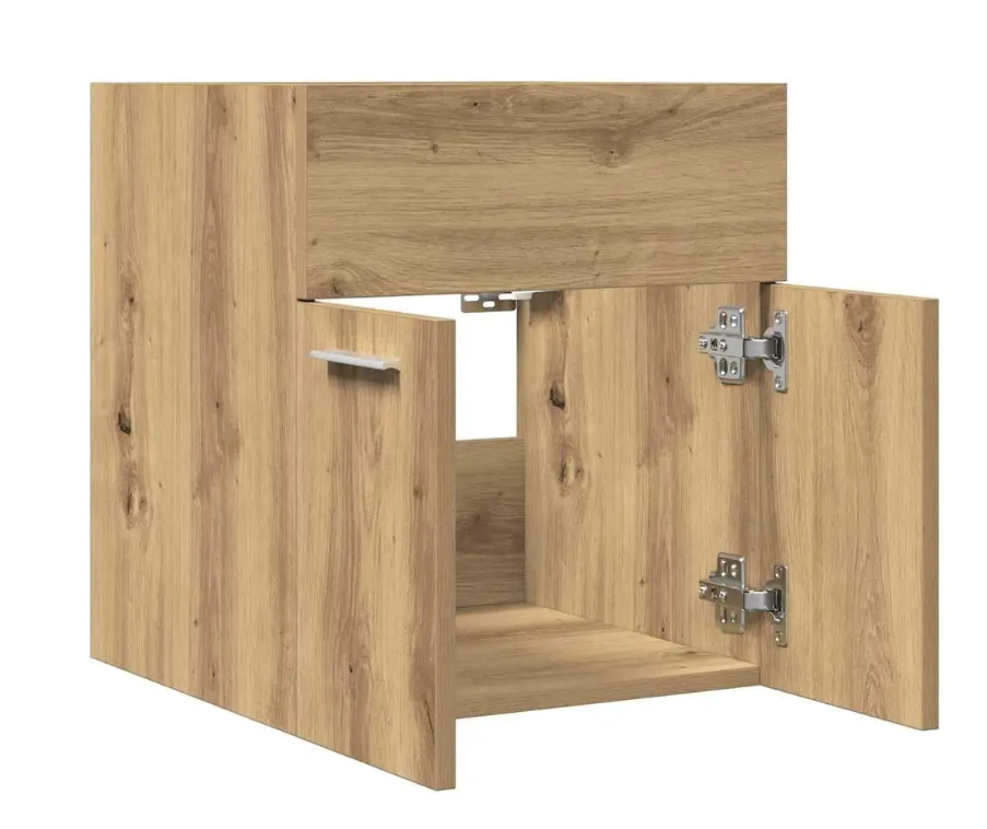 Wastafel Onderkast – Compact Wandmeubel met Opbergruimte