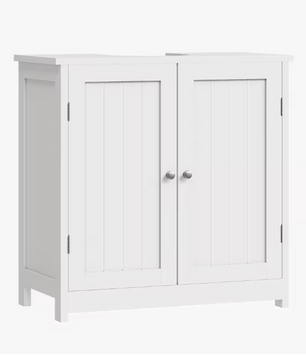 Badkamer Onderkast voor Wastafel – Staand Opbergmeubel met 2 Deuren