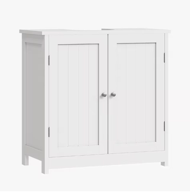 Badkamer Onderkast voor Wastafel – Staand Opbergmeubel met 2 Deuren