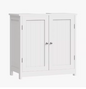 Badkamer Onderkast voor Wastafel – Staand Opbergmeubel met 2 Deuren