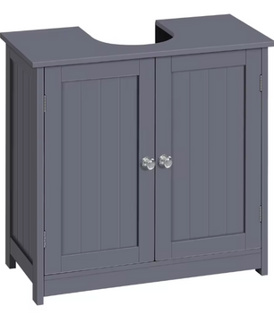 Badkamer Onderkast voor Wastafel – Staand Opbergmeubel met 2 Deuren