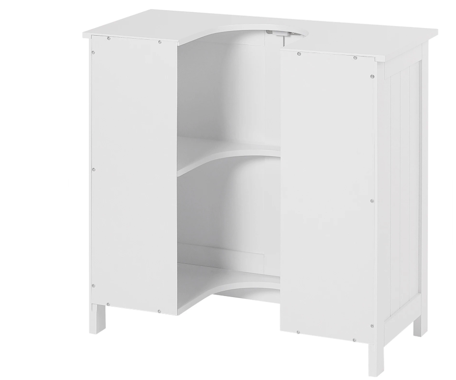 Badkamer Onderkast voor Wastafel – Staand Opbergmeubel met 2 Deuren