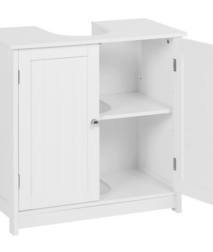 Badkamer Onderkast voor Wastafel – Staand Opbergmeubel met 2 Deuren