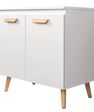 Badkamer Onderkast op Poten – Staand Wastafelmeubel met Opbergruimte