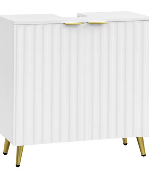 Badkamer Onderkast voor Wastafel – Modern Opbergmeubel met Verstelbare Plank