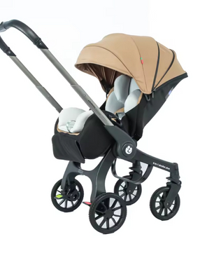 4-in-1 Kinderwagen Reissysteem – Twee-weg Zitting, Opvouwbaar en Lichtgewicht