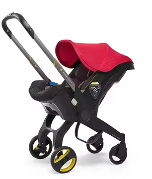 2-in-1 Kinderwagen met Autostoel – Compact, Opvouwbaar en Veilig voor Pasgeborenen