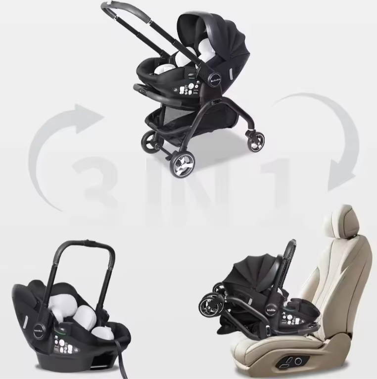 3-in-1 Kinderwagen voor Pasgeborenen – Opvouwbaar, Luxe en Multifuncti 3-in-1 Kinderwagen voor Pasgeborenen – Opvouwbaar, Luxe en Multifuncti