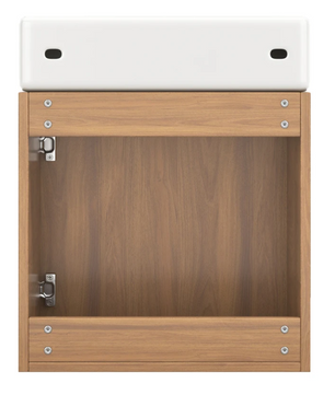 Hangend Badkamermeubel met Wastafel 46 cm – Compact en Modern