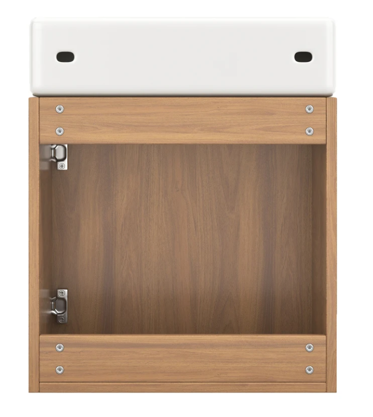 Hangend Badkamermeubel met Wastafel 46 cm – Compact en Modern