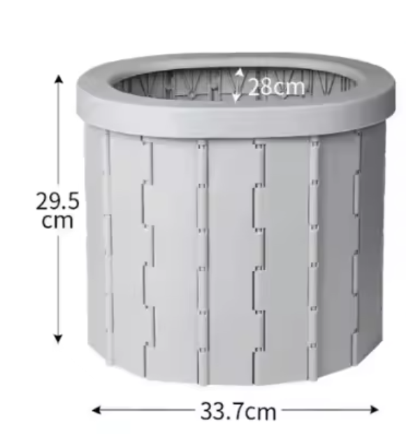 Opvouwbaar Campingtoilet voor Auto en Reizen – Compact Reistoilet