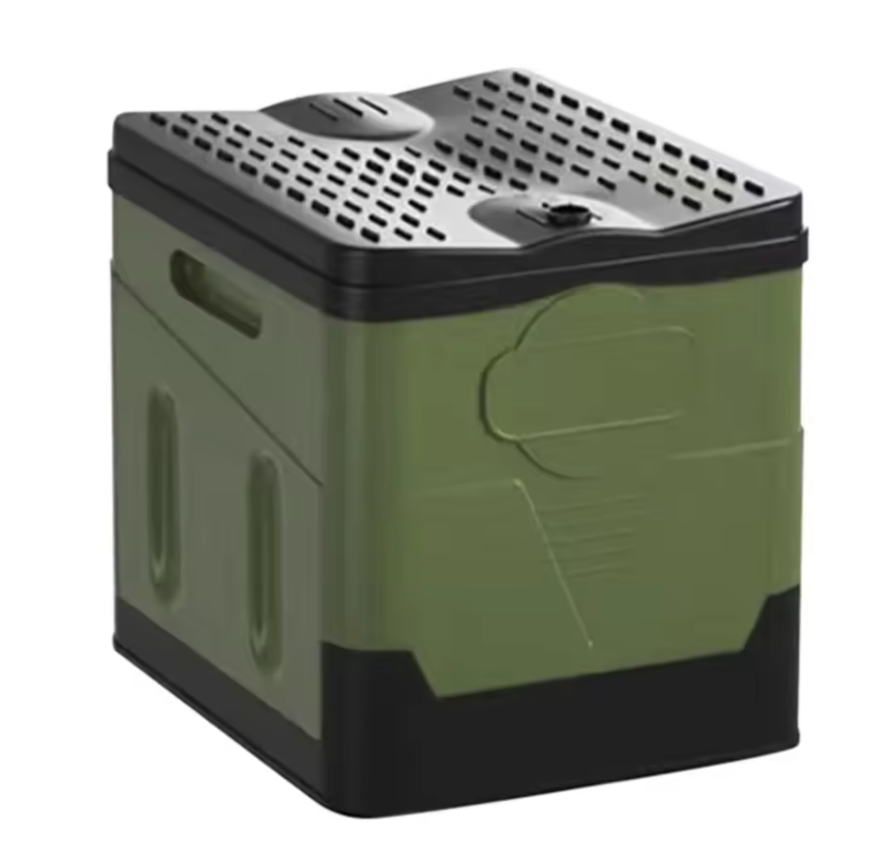 Opvouwbaar Campingtoilet met Deksel – Draagbaar Noodtoilet voor Reizen