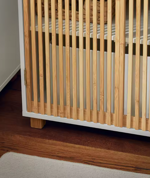 Wastafel Onderkast Badkamer met Bamboe Deuren – 60×60×33 cm