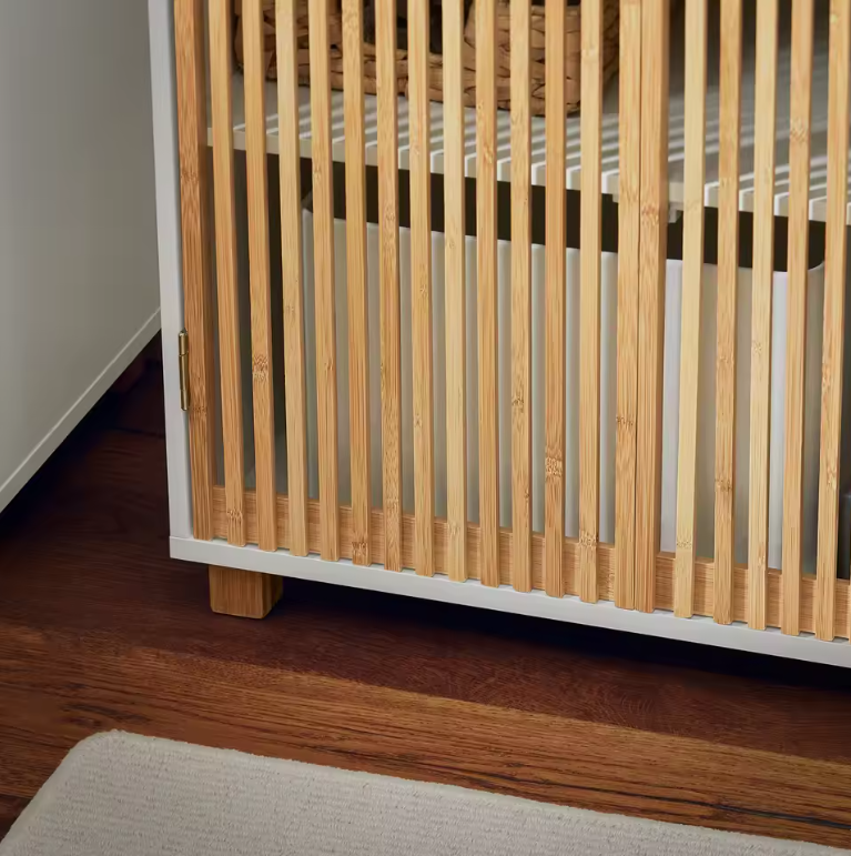 Wastafel Onderkast Badkamer met Bamboe Deuren – 60×60×33 cm