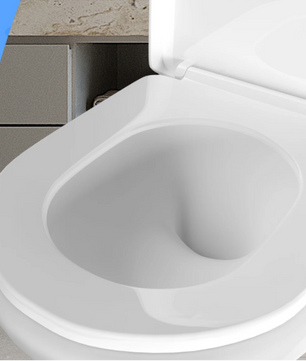 Premium D-vormige toiletbril met softclose, quick release en verstelbare scharnieren