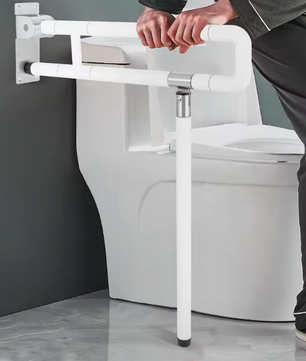 Opvouwbaar toilethandvat voor badkamer en toilet met stevige ondersteuning