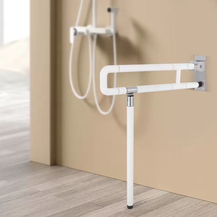 Opvouwbaar toilethandvat voor badkamer en toilet met stevige ondersteuning