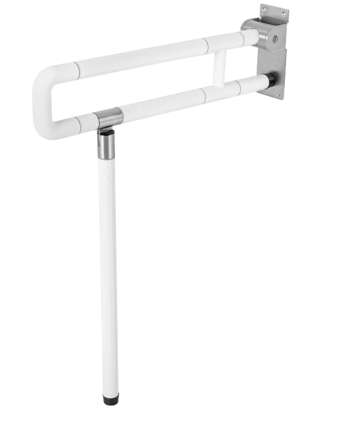 Opvouwbaar toilethandvat voor badkamer en toilet met stevige ondersteuning