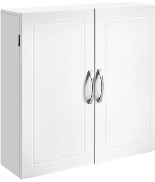 Wandgemonteerde Badkamerkast met Verstelbare Planken – 18×60×60 cm