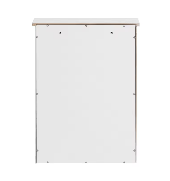 Wandkast met Deur – Hangende Badkamerkast met Verstelbare Plank, Compact en Multifunctioneel