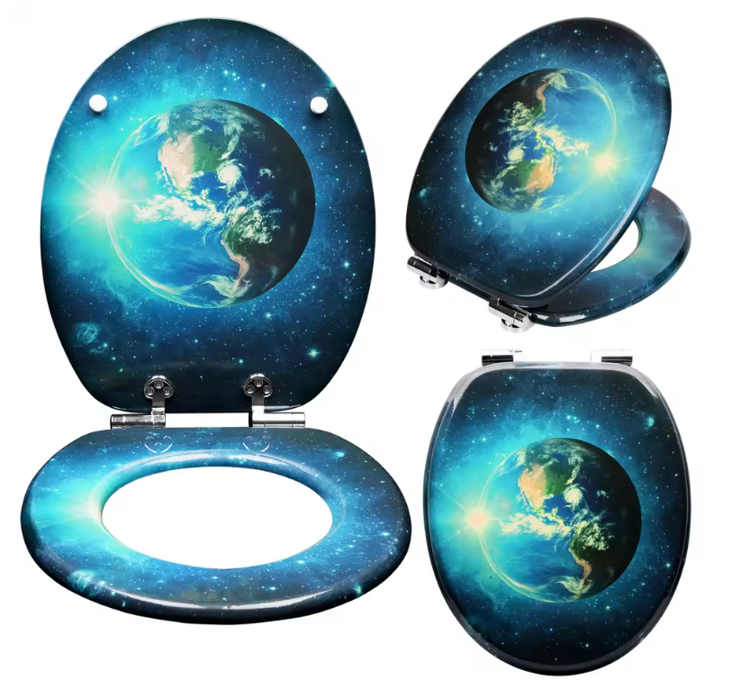 Dikke Toiletbril met Soft Close – Antibacterieel MDF