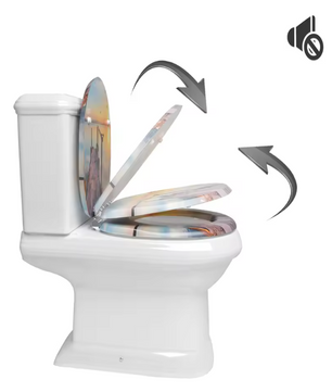 Dikke Toiletbril met Soft Close – Antibacterieel MDF