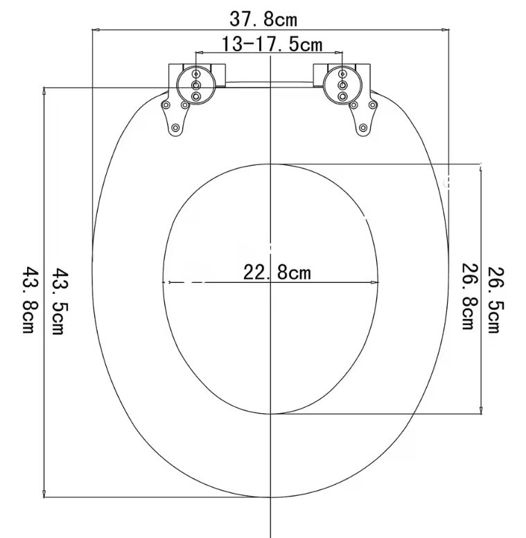 Dikke Toiletbril met Soft Close – Antibacterieel MDF