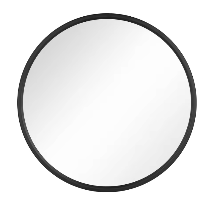 Ronde Wandspiegel met Metalen Frame – Moderne Hangende Spiegel voor Badkamer, Slaapkamer en Hal