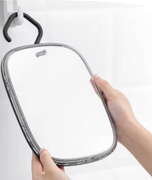 Fogvrije Douche Spiegel – Hangende en Draagbare Scheerspiegel voor Badkamer en Reizen