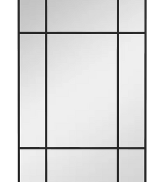 Rechthoekige Wandspiegel met Metalen Frame – Raamdesign Spiegel voor Woonkamer en Hal