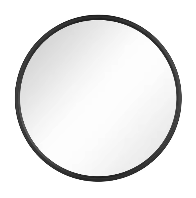 Ronde Wandspiegel met Metalen Frame – Moderne Spiegel voor Badkamer en Interieur