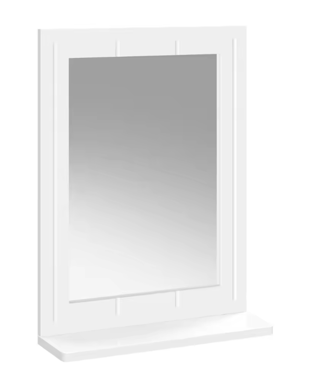 Rechthoekige Wandspiegel met Plank – Moderne Badkamerspiegel 40 × 55 cm