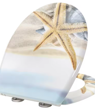 Ovaal Toiletdeksel Duroplast met Soft-Close, Antibacterieel en Snelsluiting