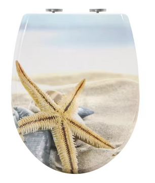 Ovaal Toiletdeksel Duroplast met Soft-Close, Antibacterieel en Snelsluiting