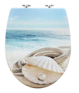 Ovaal Toiletdeksel Duroplast met Soft-Close, Antibacterieel en Snelsluiting