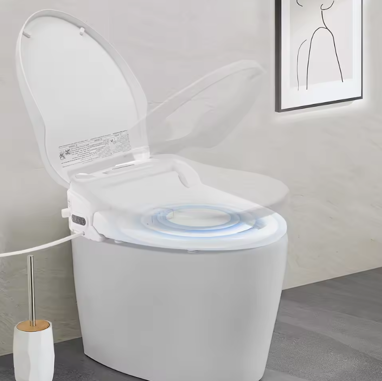 Slimme Bidettoiletbril met Afstandsbediening, Verwarmde Zitting en LED-licht