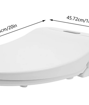 Slimme Bidettoiletbril met Afstandsbediening, Verwarmde Zitting en LED-licht