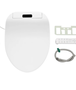 Slimme Bidettoiletbril met Afstandsbediening, Verwarmde Zitting en LED-licht