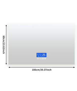 Slimme LED Badkamerspiegel met Temperatuurweergave en Ontwaseming