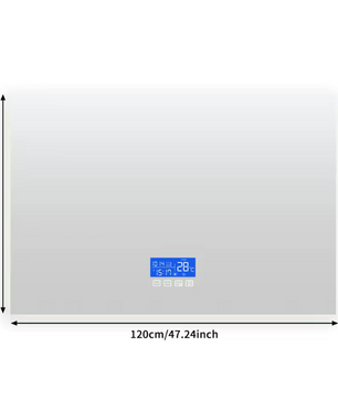 Slimme LED Badkamerspiegel met Temperatuurweergave en Ontwaseming
