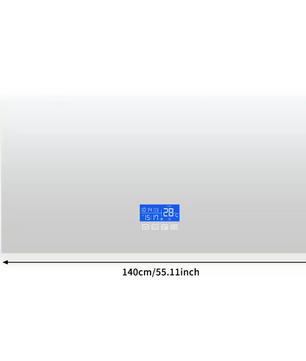 Slimme LED Badkamerspiegel met Temperatuurweergave en Ontwaseming