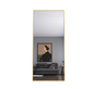 Grote Vloerspiegel 180 × 80 cm met Metalen Frame, Staand of Wandmontage