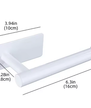 Zelfklevende Papierhouder van RVS – Wandmontage zonder Boren voor Keuken, Badkamer en Toilet