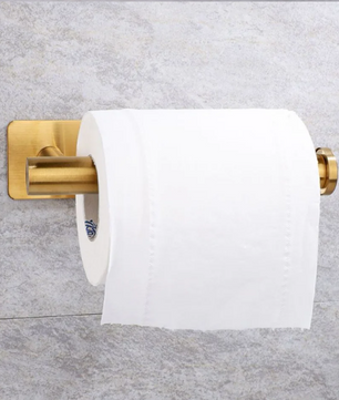 Zelfklevende Papierhouder van RVS – Wandmontage zonder Boren voor Keuken, Badkamer en Toilet