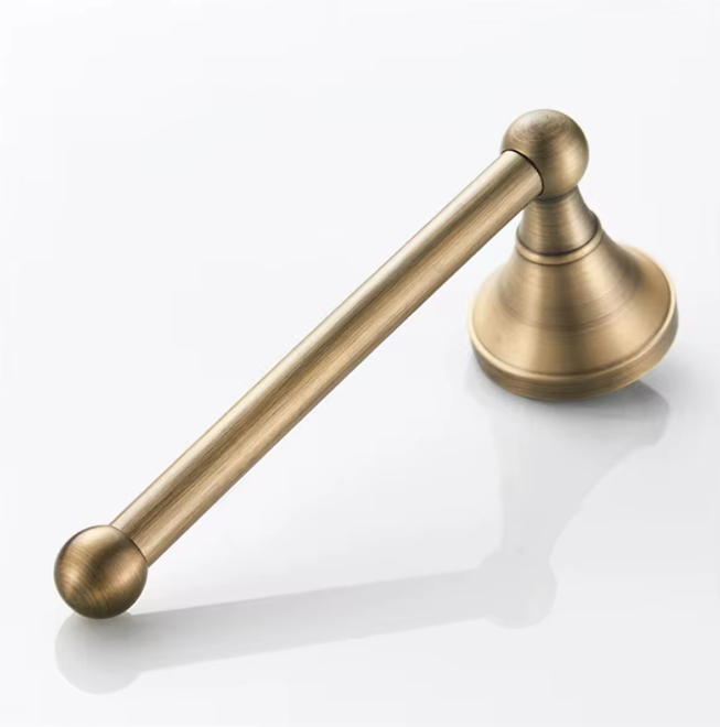 Toiletpapierhouder van Messing – Wandgemonteerd in Antiek Brons Design