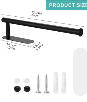 Zelfklevende Toiletpapierhouder van RVS – Waterbestendig en Zonder Boren