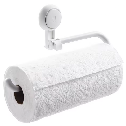 Keukenrolhouder met Zuignap – Zonder Boren, Herbruikbaar en Ruimtebesparend