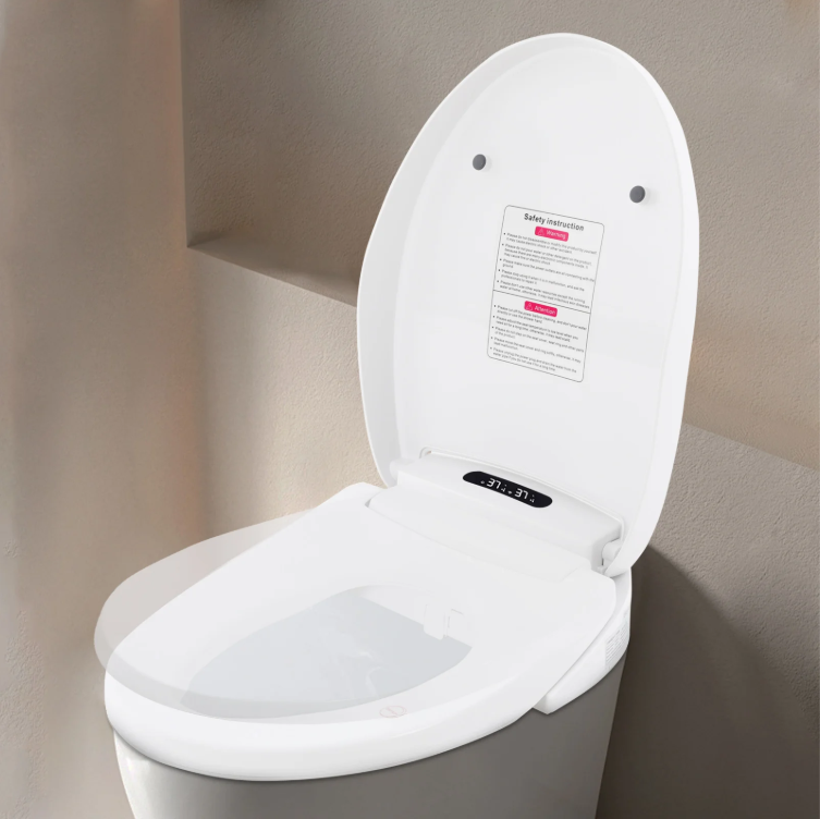 Slimme Elektrische Toiletzitting met Bidet – Verwarmd, 1300W en Afstandsbediening